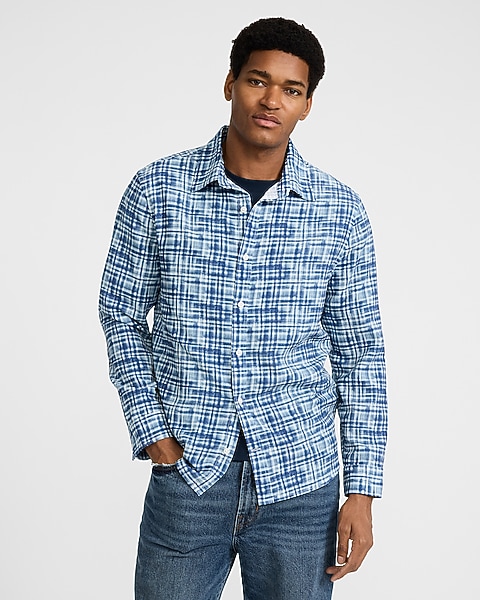 BLUE PLAID