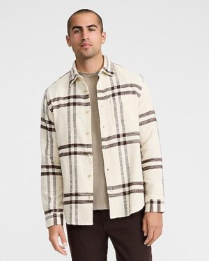 Plaid Cotton Patch Pocket Flannel Shirt