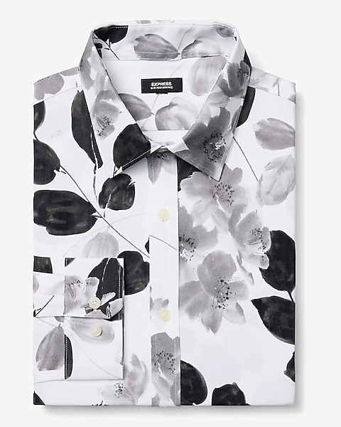 BLACK AND WHITE FLORAL