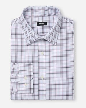 Slim Plaid Wrinkle-Resistant Everyday Performance Dress Shirt