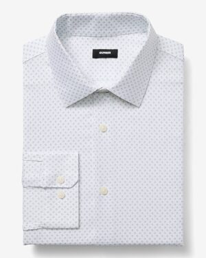 Extra Slim Mini Geo Dots Stretch 1MX Dress Shirt