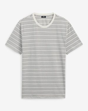 Striped Jacquard Short Sleeve T-Shirt