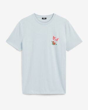 Floral Flamingo Perfect Pima Cotton Graphic T-Shirt
