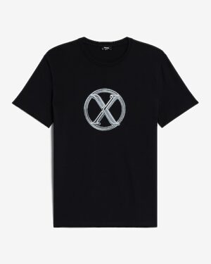 Circle X-Logo Graphic Cotton T-Shirt