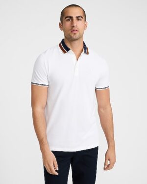 Contrast Collar Perfect Pima Cotton Pique Polo