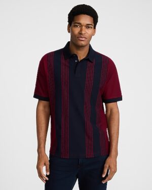 Mixed Striped Perfect Pima Cotton Pique Polo