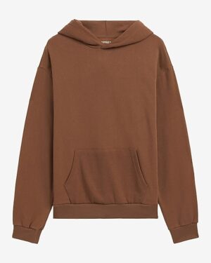 Chocolate Brown Fleece Hoodie