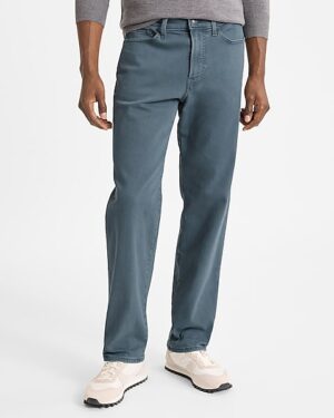 Straight Blue Gray Hyper Stretch Jeans