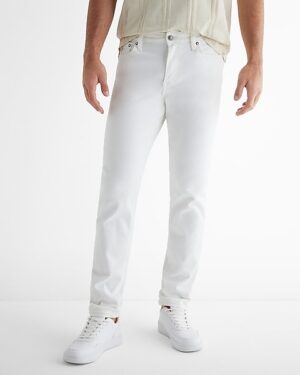 Slim White Hyper Stretch Jeans