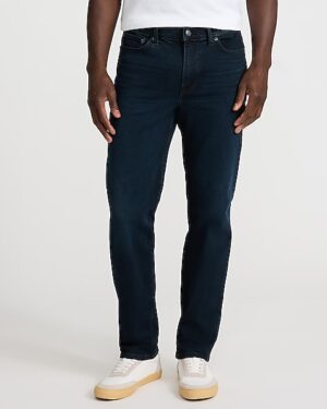 Slim Straight Dark Wash Stretch Jeans