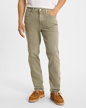 Slim Dusty Olive Hyper Stretch Jeans