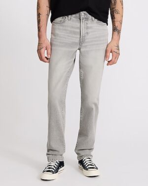Slim Gray Wash Stretch Jeans