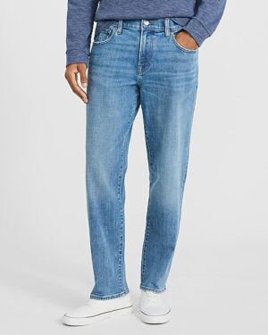 Tapered Medium Wash Hyper Stretch Jeans