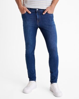 Skinny Medium Wash Hyper Stretch Jeans