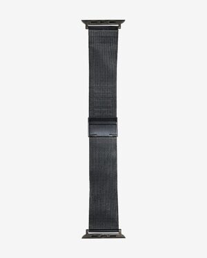 Black Mesh Metal Watch Band