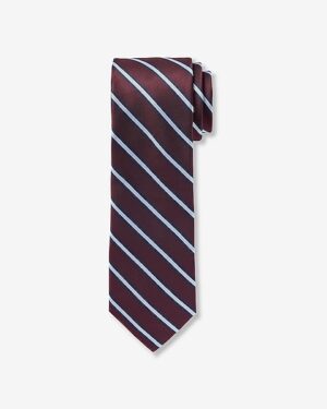 Classic Burgundy Varsity Striped Tie