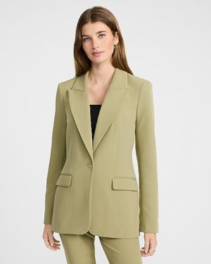 Signature Stretch Long Slim Blazer