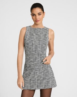 Tweed Boat Neck Tank