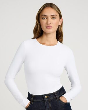 Body Contour High Compression Crew Neck Long Sleeve Bodysuit