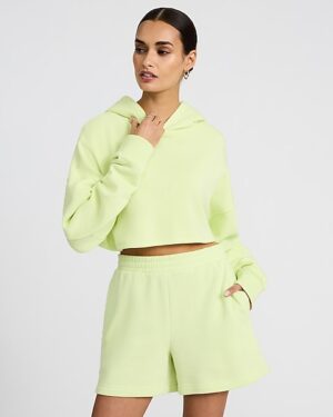 Boxy Cropped Hoodie