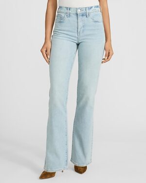 High Waisted Light Wash '90s Bootcut Jeans