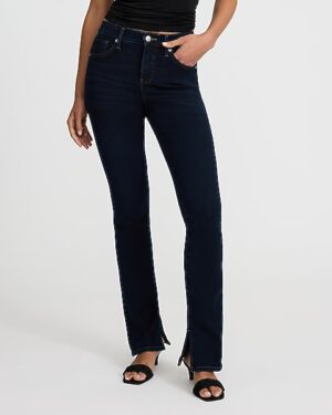 Mid Rise Dark Wash Skyscraper Jeans