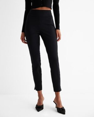 Columnist High Waisted Knit Ankle Pant