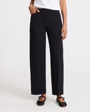 Editor Studio Stretch Twill Mid Rise Slim Trouser Pant