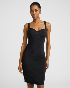 Bandage Sweetheart Sleeveless Mini Dress