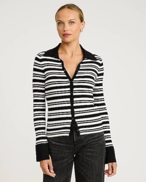 Silky Soft Fitted Ribbed Cardigan