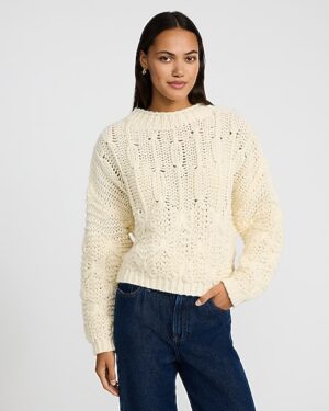 Novelty Stitch Crew Neck Sweater