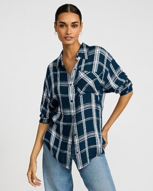 Plaid Boyfriend Shirt