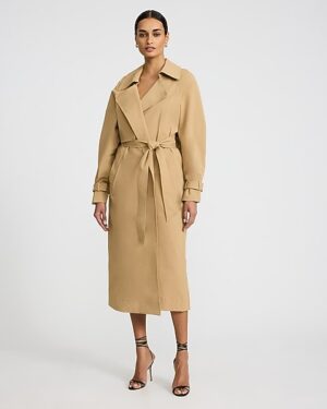 Belted Wrap Trench Coat